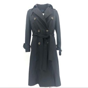 Pierre Cardin Paris black classic trench coat